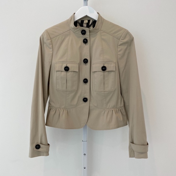 BURBERRY LONDON TAN JACKET SIZE UK 8 / US 6 / IT 40NWOTS!
